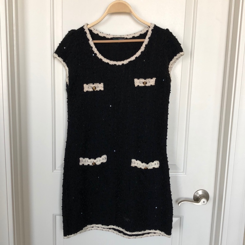 Holiday fun mini dress